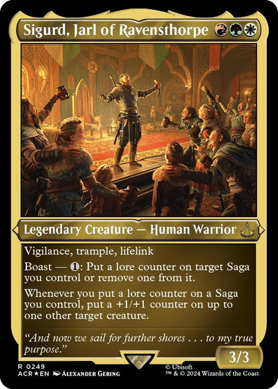Sigurd, Jarl of Ravensthorpe (Foil Etched) (249) (ACR)