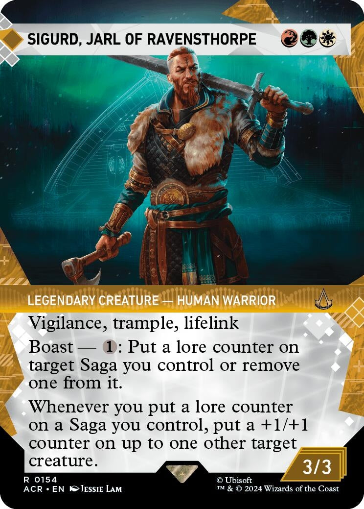 Image for Sigurd, Jarl of Ravensthorpe (Showcase) (154) (ACR) - Magic: The Gathering
