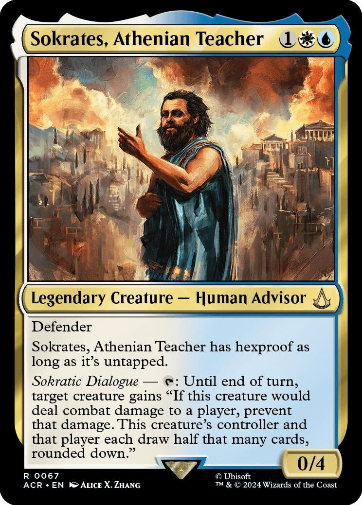 Image for Sokrates, Athenian Teacher (67) (ACR) - Magic: The Gathering