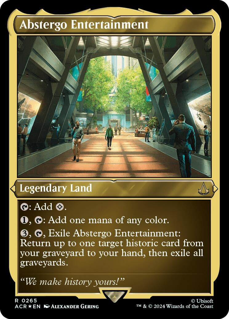Image for Abstergo Entertainment (Foil Etched) (265) (ACR) - Magic: The Gathering