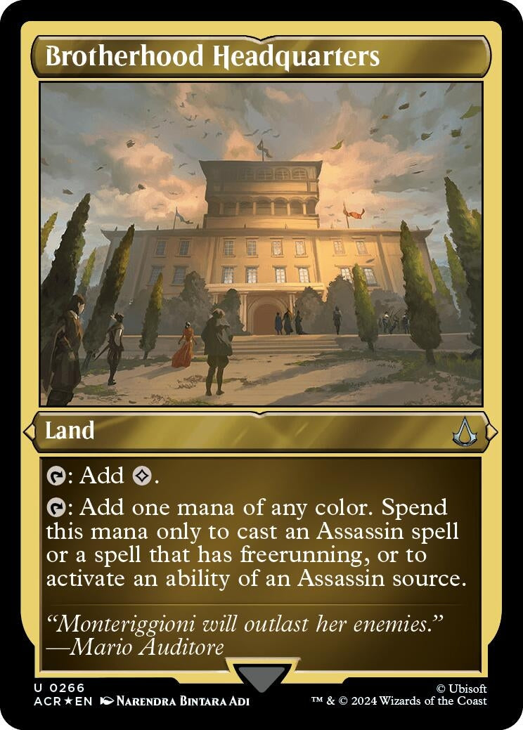Image for Brotherhood Headquarters (Foil Etched) (266) (ACR) - Magic: The Gathering