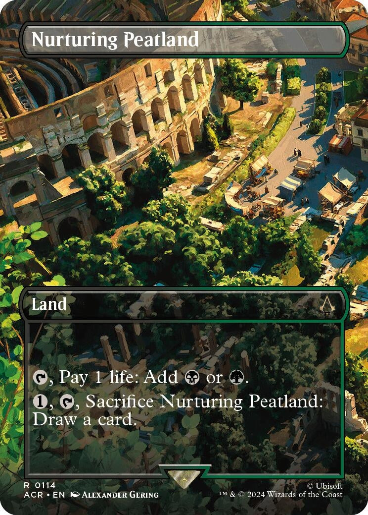 Image for Nurturing Peatland (Borderless) (114) (ACR) - Magic: The Gathering