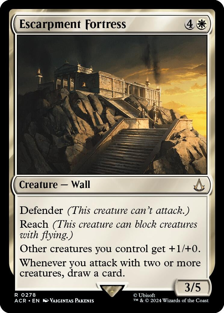 Image for Escarpment Fortress (278) (ACR) - Magic: The Gathering