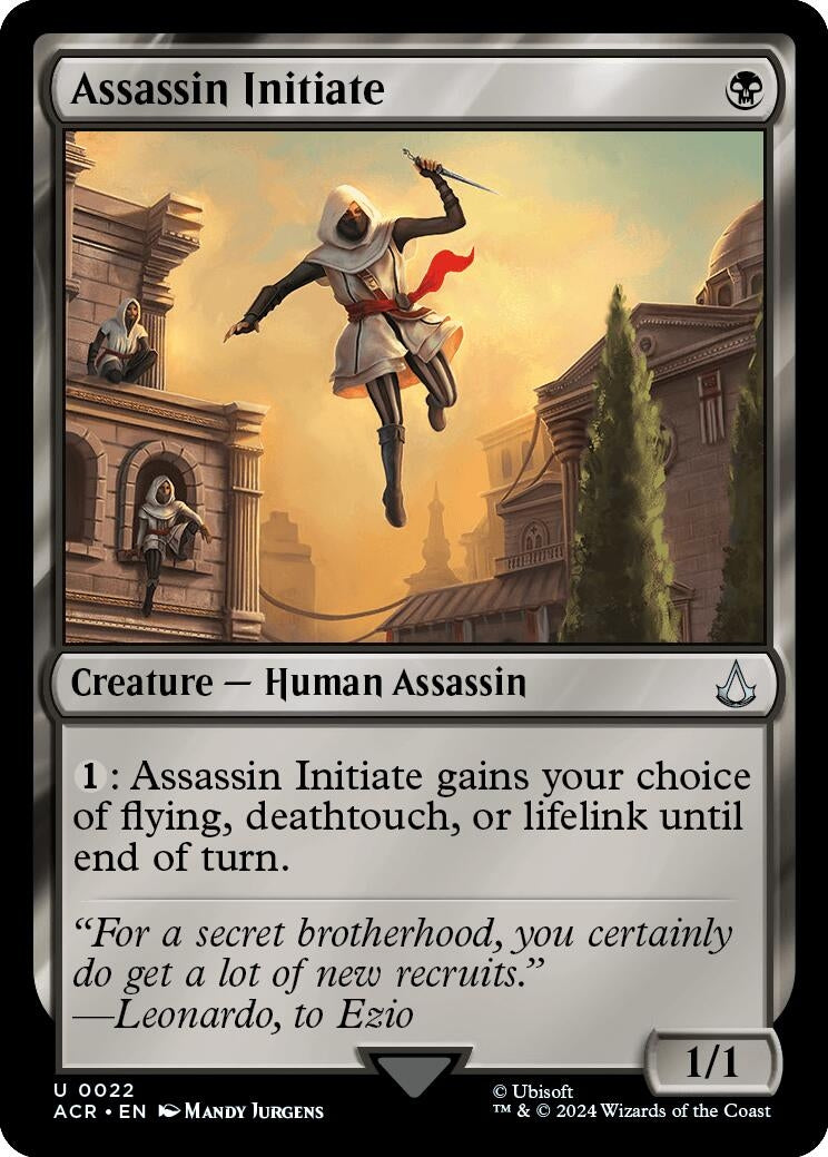 Image for Assassin Initiate (22) (ACR) - Magic: The Gathering