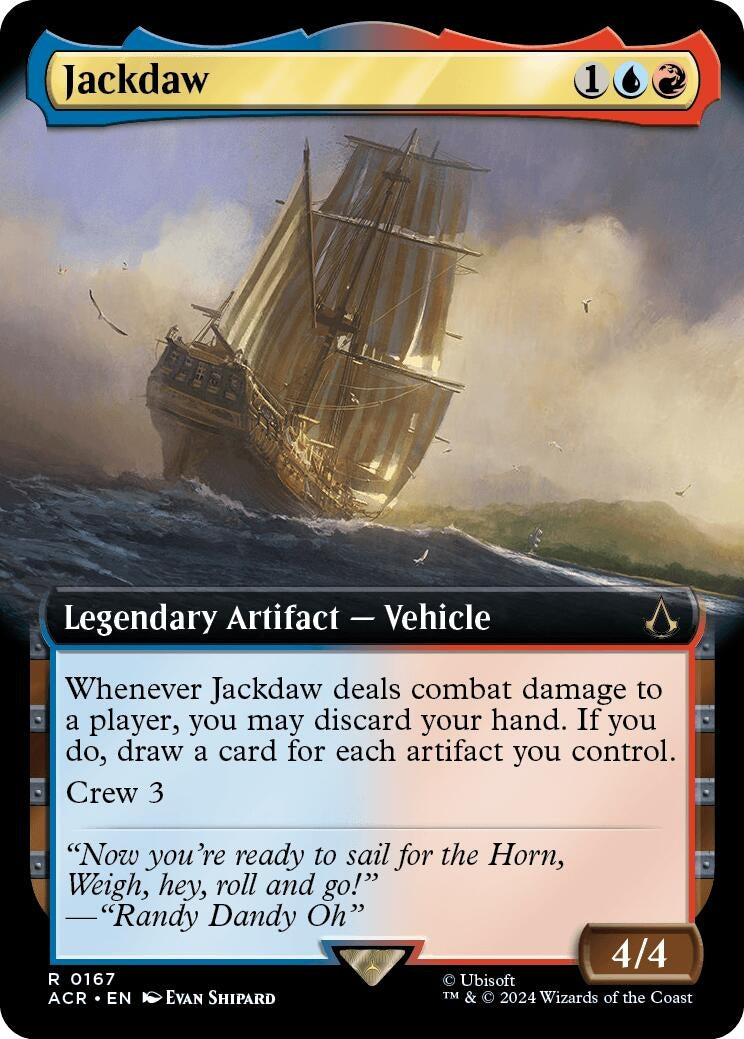 Image for Jackdaw (Extended Art) (167) (ACR) - Magic: The Gathering