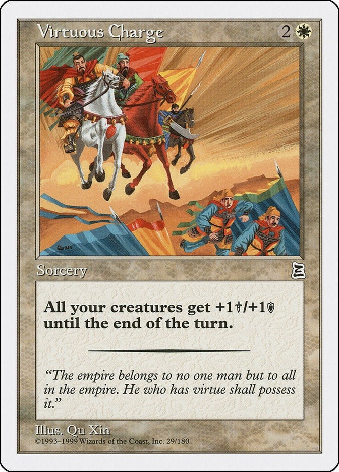 Image for Virtuous Charge (29) (PTK) - Magic: The Gathering