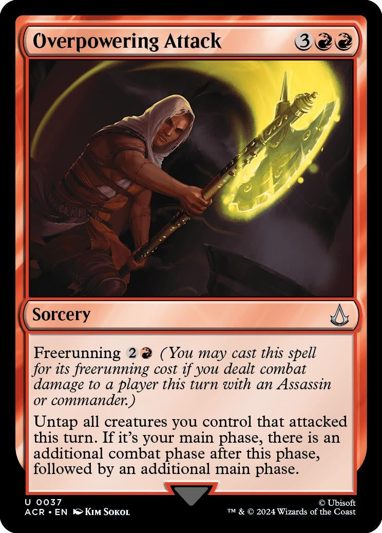 Image for Overpowering Attack (37) (ACR) - Magic: The Gathering