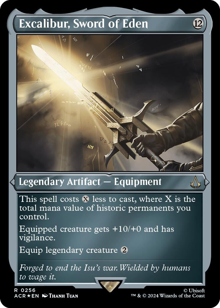 Image for Excalibur, Sword of Eden (Foil Etched) (256) (ACR) - Magic: The Gathering