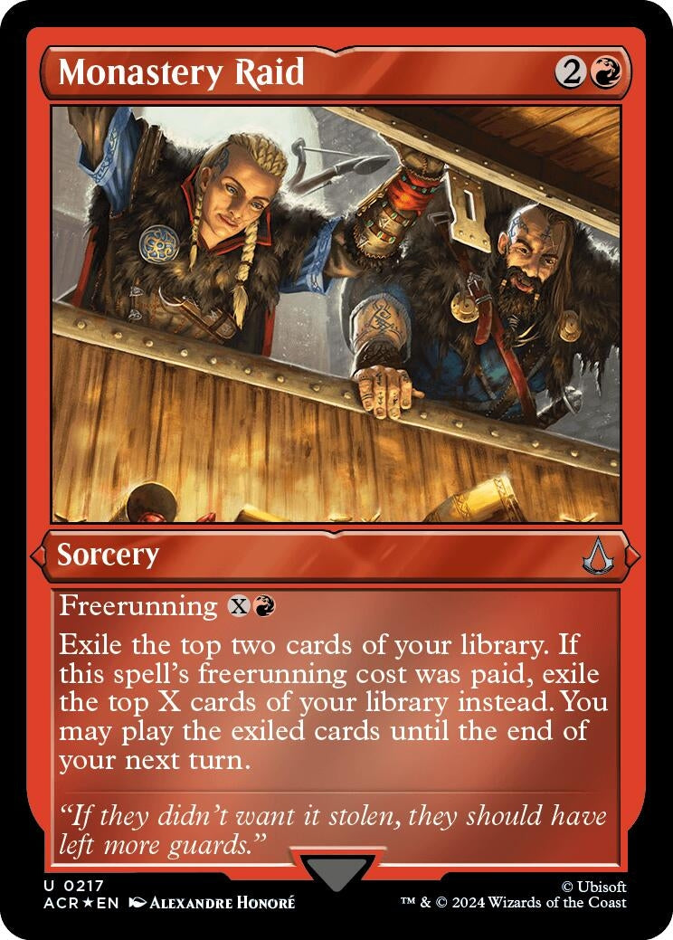 Image for Monastery Raid (Foil Etched) (217) (ACR) - Magic: The Gathering