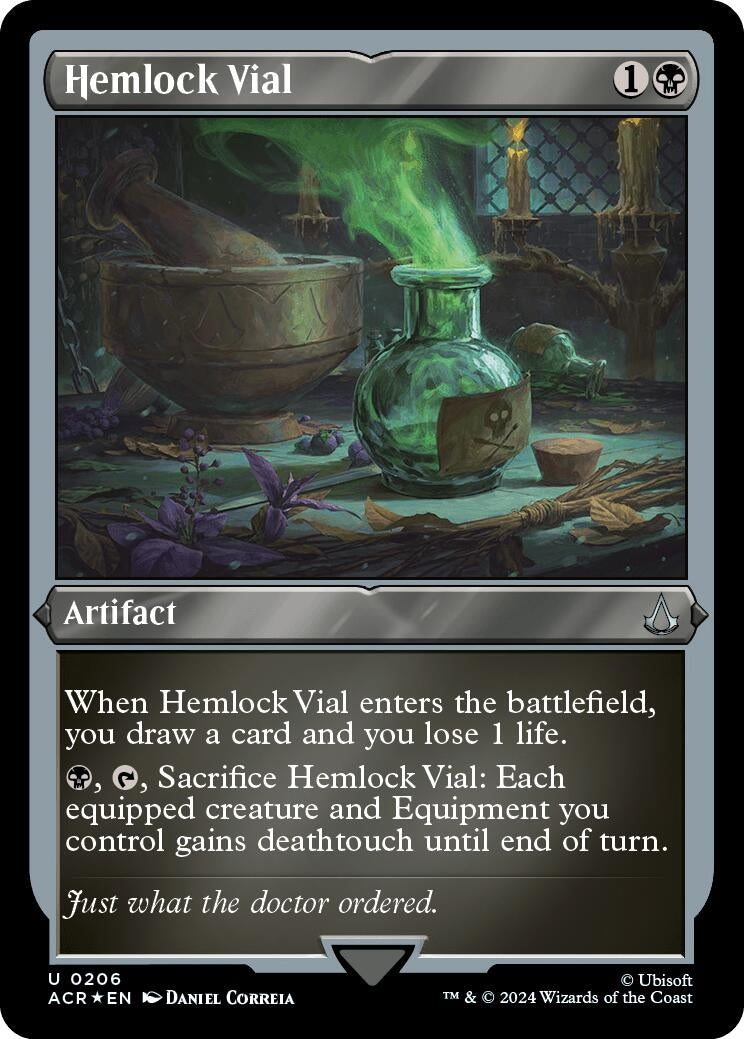 Image for Hemlock Vial (Foil Etched) (206) (ACR) - Magic: The Gathering