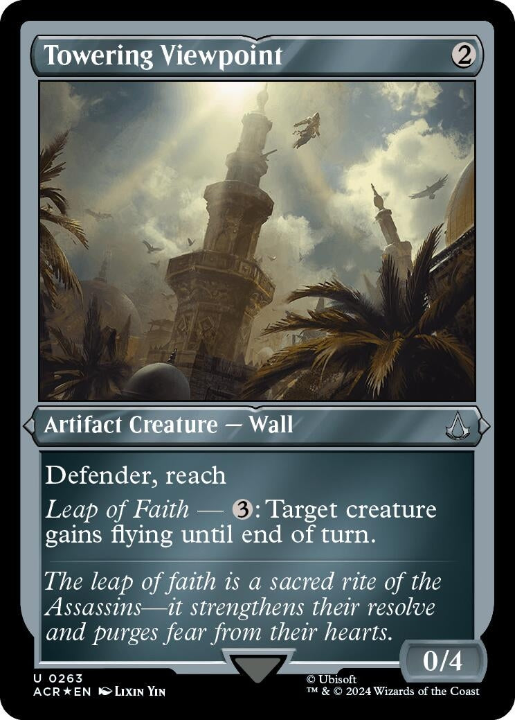 Image for Towering Viewpoint (Foil Etched) (263) (ACR) - Magic: The Gathering