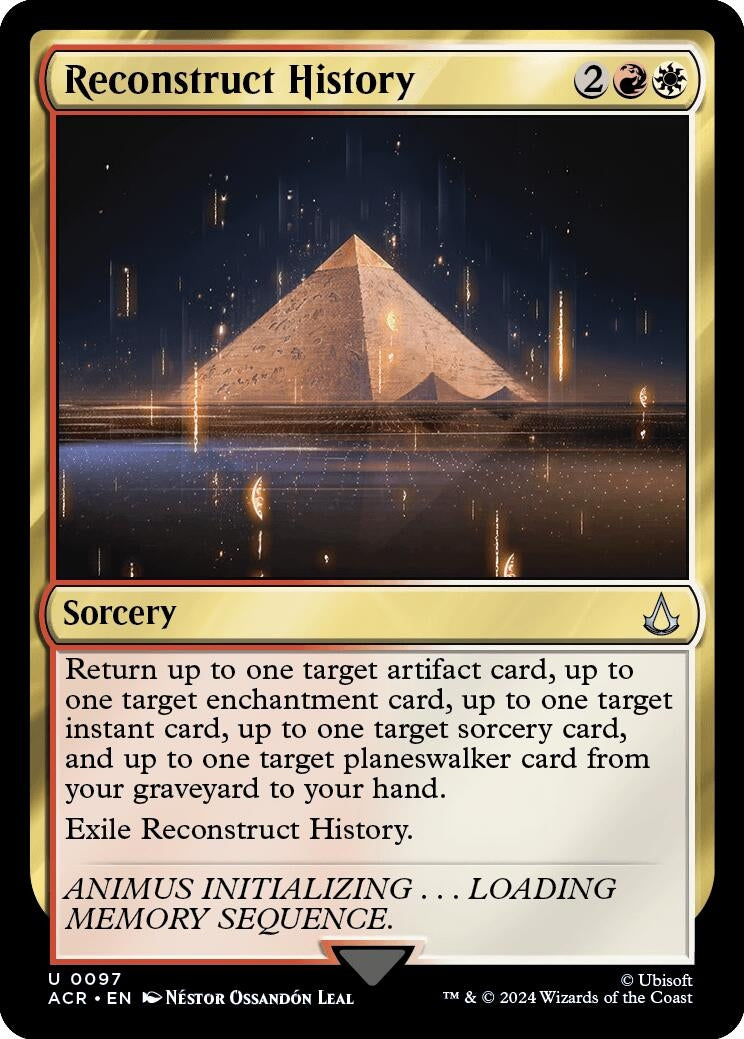 Image for Reconstruct History (97) (ACR) - Magic: The Gathering