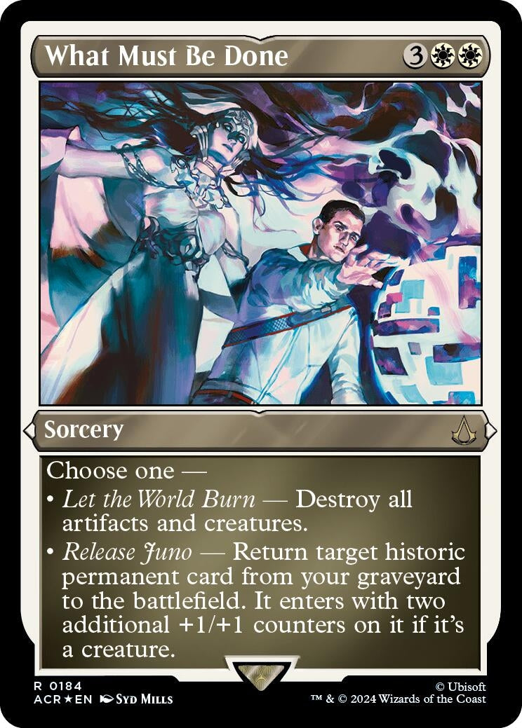 Image for What Must Be Done (Foil Etched) (184) (ACR) - Magic: The Gathering