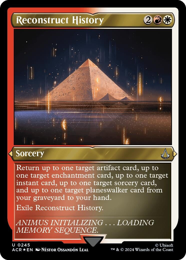 Image for Reconstruct History (Foil Etched) (245) (ACR) - Magic: The Gathering