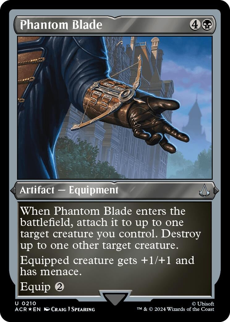 Image for Phantom Blade (Foil Etched) (210) (ACR) - Magic: The Gathering