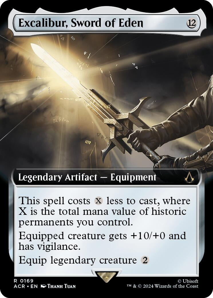 Image for Excalibur, Sword of Eden (Extended Art) (169) (ACR) - Magic: The Gathering