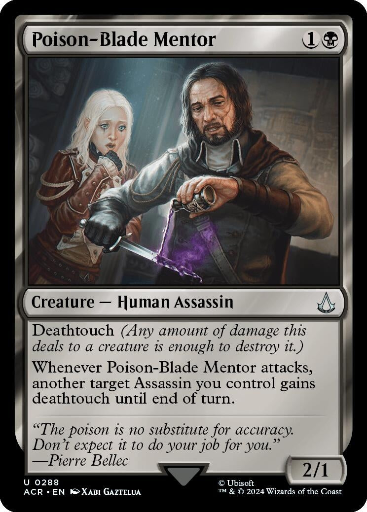 Image for Poison-Blade Mentor (288) (ACR) - Magic: The Gathering