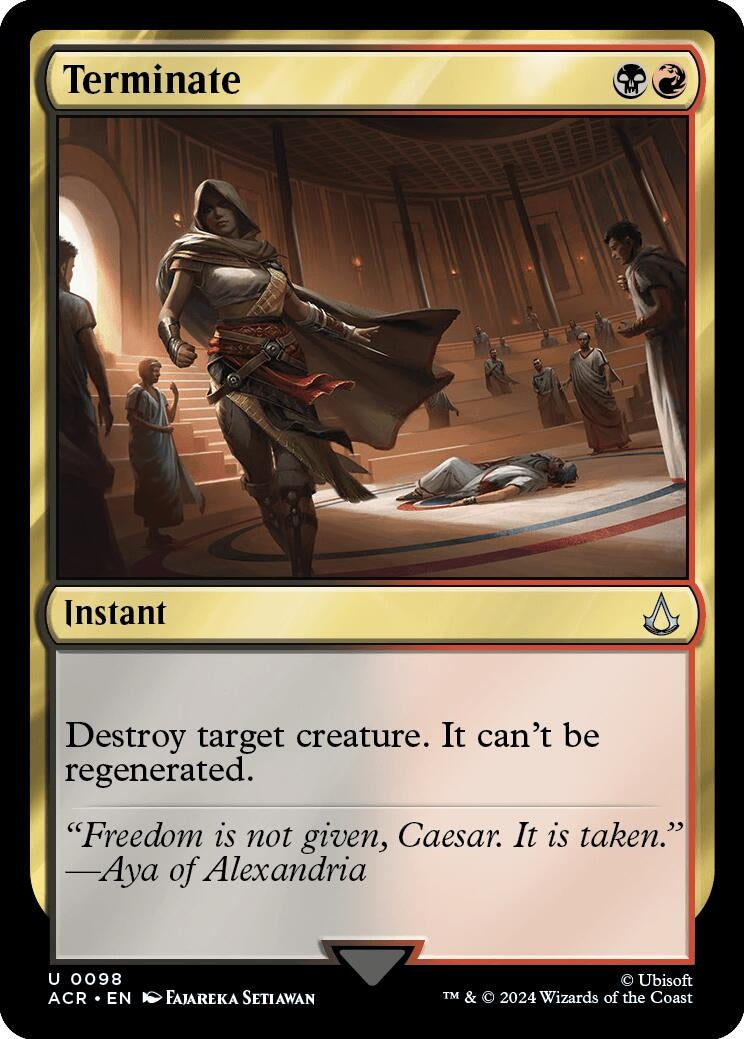 Image for Terminate (98) (ACR) - Magic: The Gathering