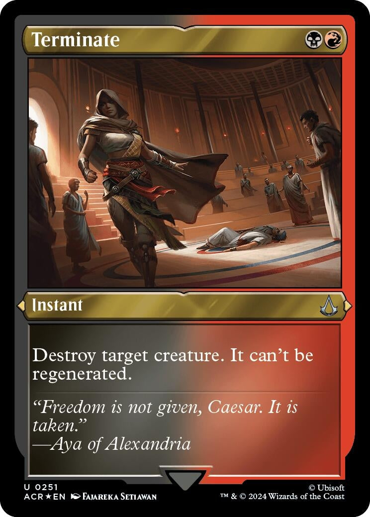 Image for Terminate (Foil Etched) (251) (ACR) - Magic: The Gathering