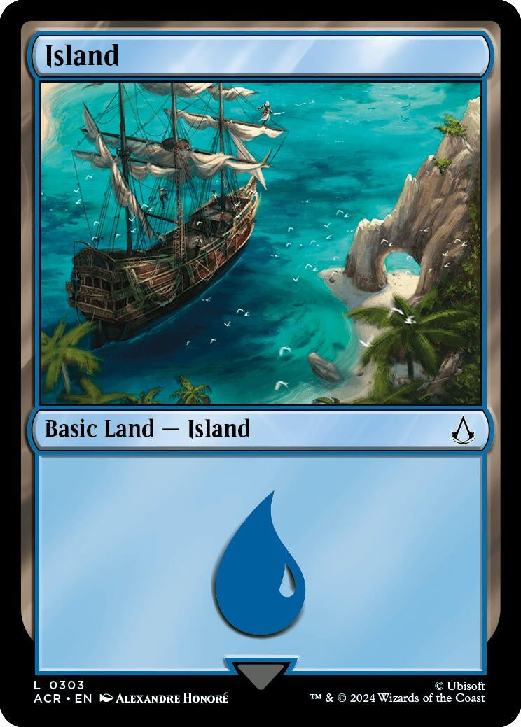 Image for Island (0303) (303) (ACR) - Magic: The Gathering