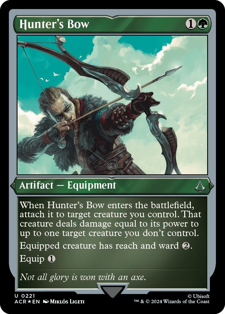 Image for Hunter's Bow (Foil Etched) (221) (ACR) - Magic: The Gathering