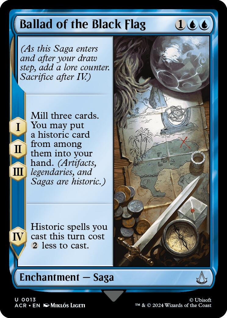 Image for Ballad of the Black Flag (13) (ACR) - Magic: The Gathering