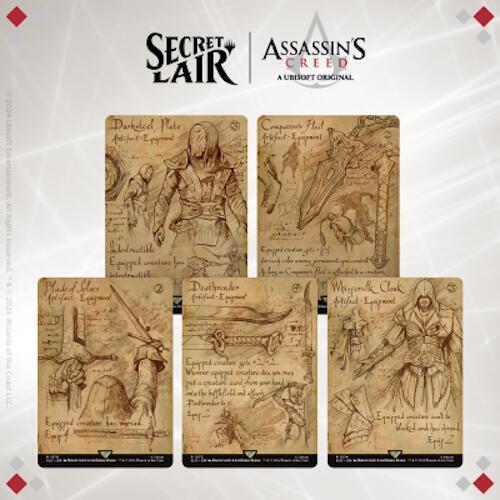 Secret Lair Assassin's Creed Da Vinci's Designs