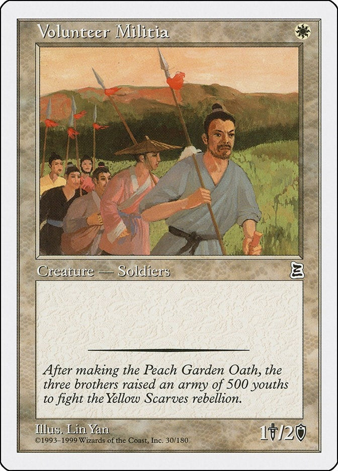 Image for Volunteer Militia (30) (PTK) - Magic: The Gathering