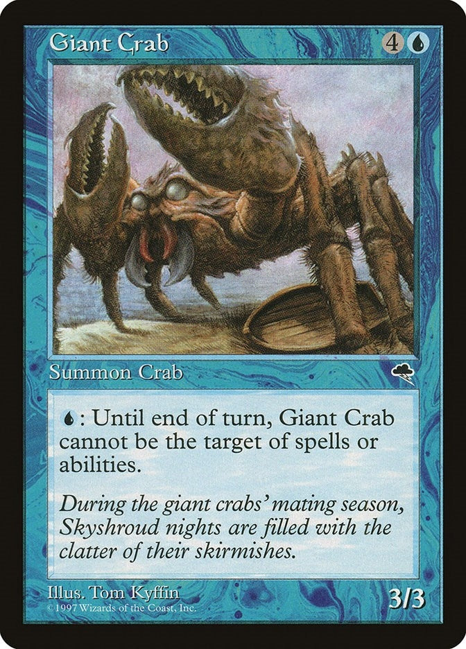 Image for Giant Crab (66) (TMP) - Magic: The Gathering