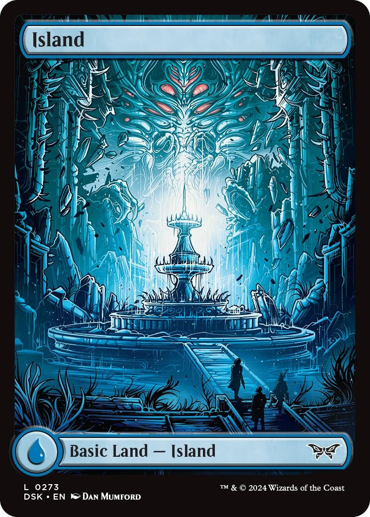 Image for Island (0273) - Full Art (273) (DSK) - Magic: The Gathering