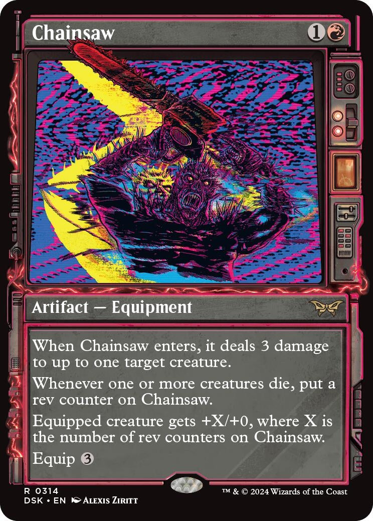 Image for Chainsaw (Showcase) (314) (DSK) - Magic: The Gathering