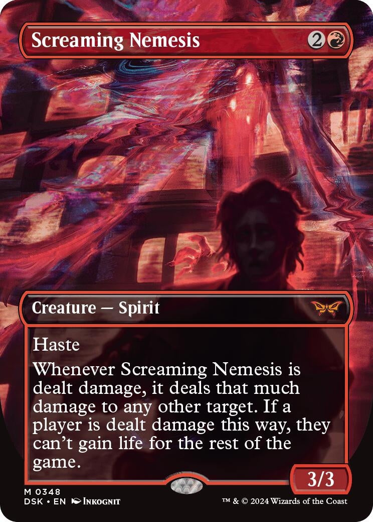 Image for Screaming Nemesis (Borderless) (348) (DSK) - Magic: The Gathering