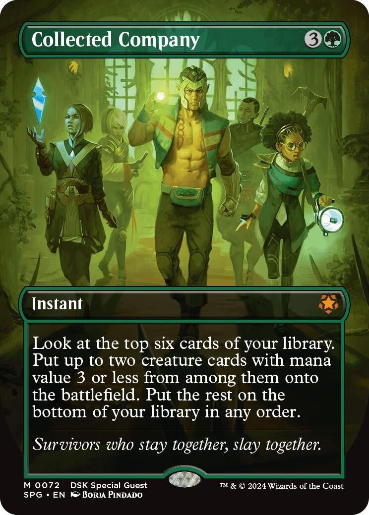 Image for Collected Company (Borderless) (72) (SPG) - Magic: The Gathering