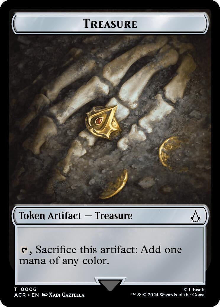 Image for Treasure Token (6) (ACR) - Magic: The Gathering