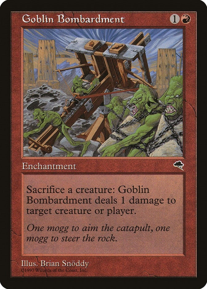 Image for Goblin Bombardment (179) (TMP) - Magic: The Gathering