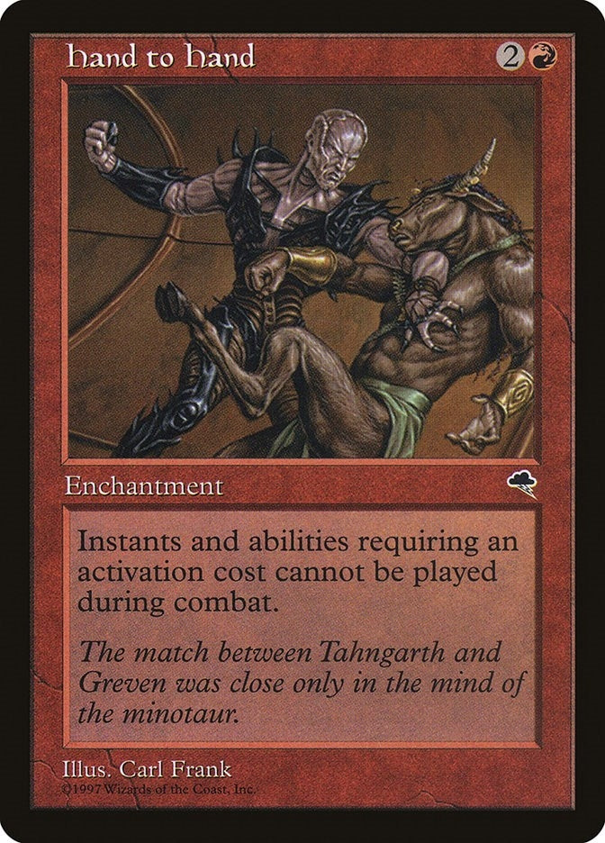 Image for Hand to Hand (180) (TMP) - Magic: The Gathering