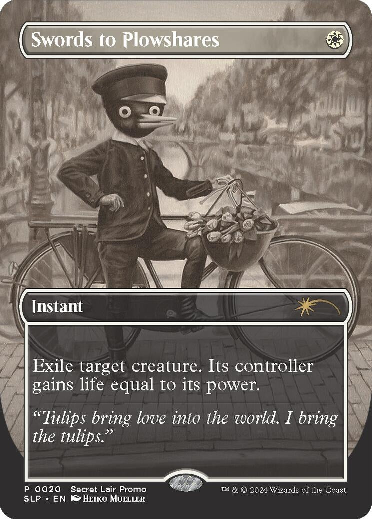 Image for Swords to Plowshares (20) (SLP) - Magic: The Gathering