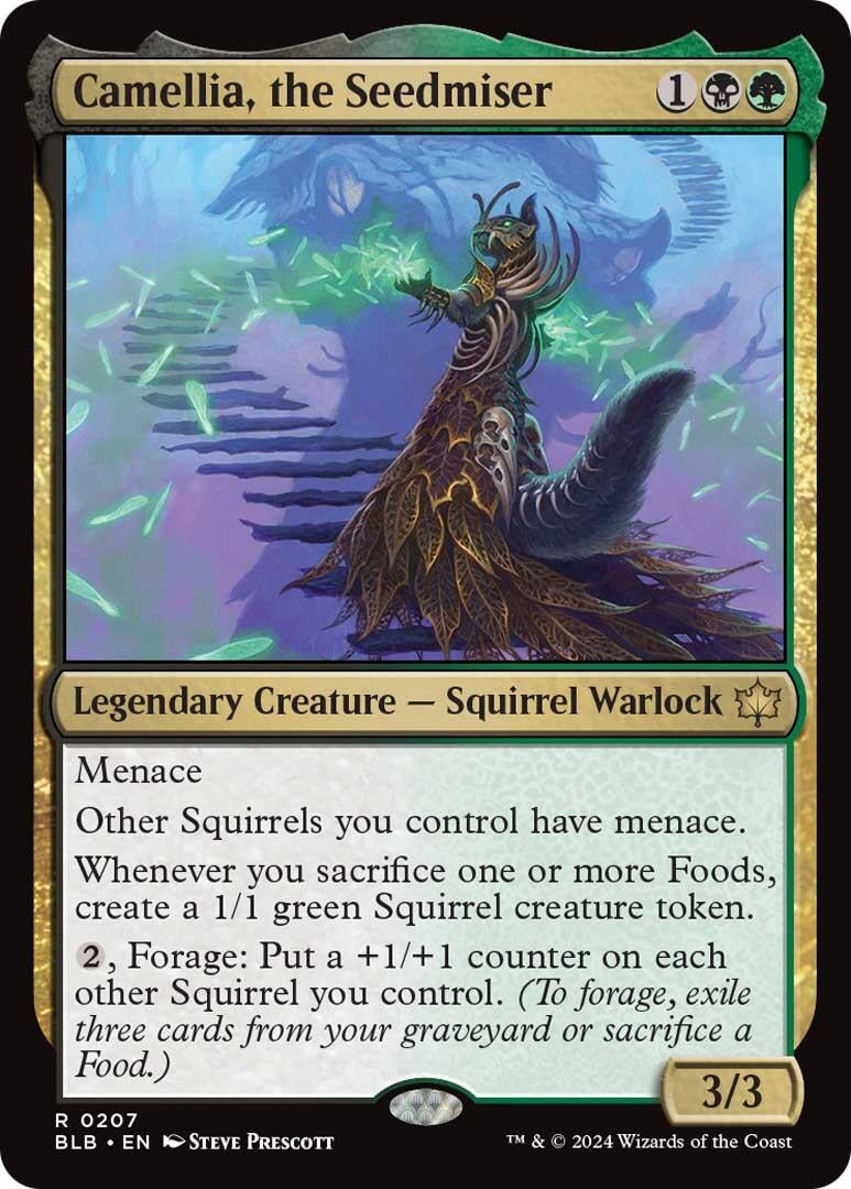 Image for Camellia, the Seedmiser (207) (BLB) - Magic: The Gathering