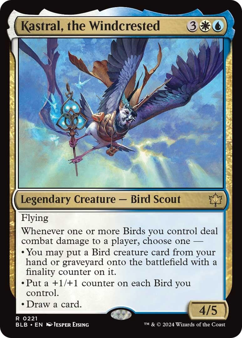 Image for Kastral, the Windcrested (221) (BLB) - Magic: The Gathering