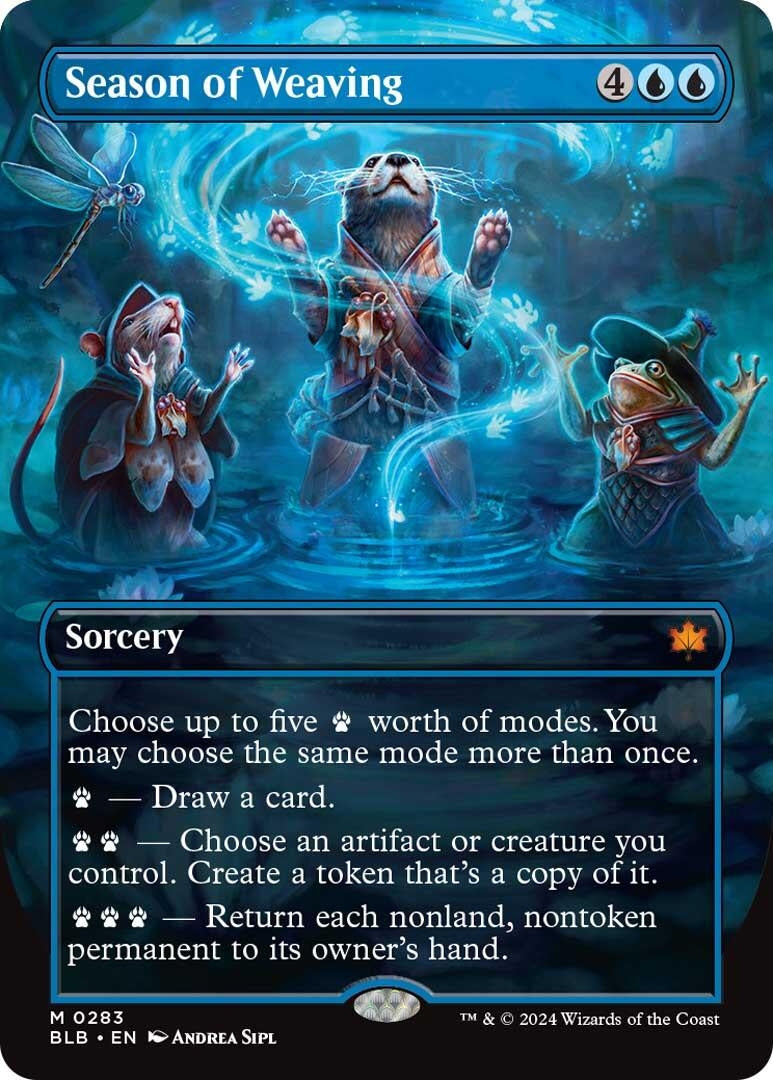 Image for Season of Weaving (Borderless) (283) (BLB) - Magic: The Gathering