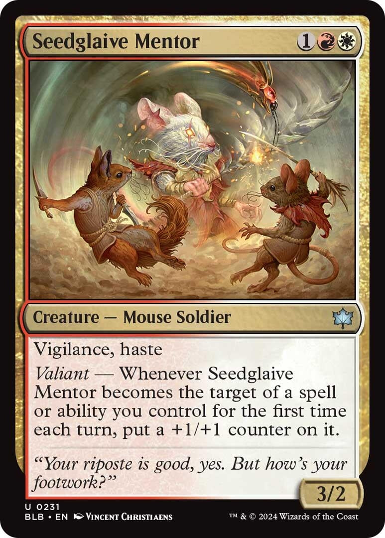 Image for Seedglaive Mentor (231) (BLB) - Magic: The Gathering
