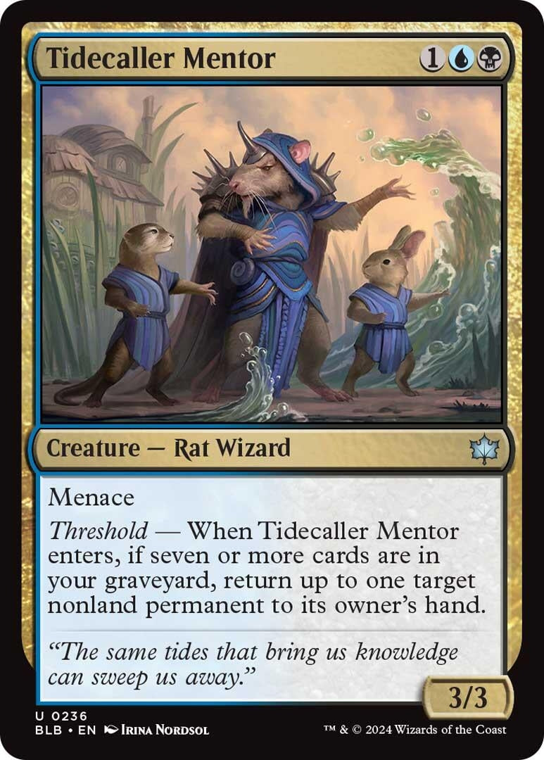 Image for Tidecaller Mentor (236) (BLB) - Magic: The Gathering