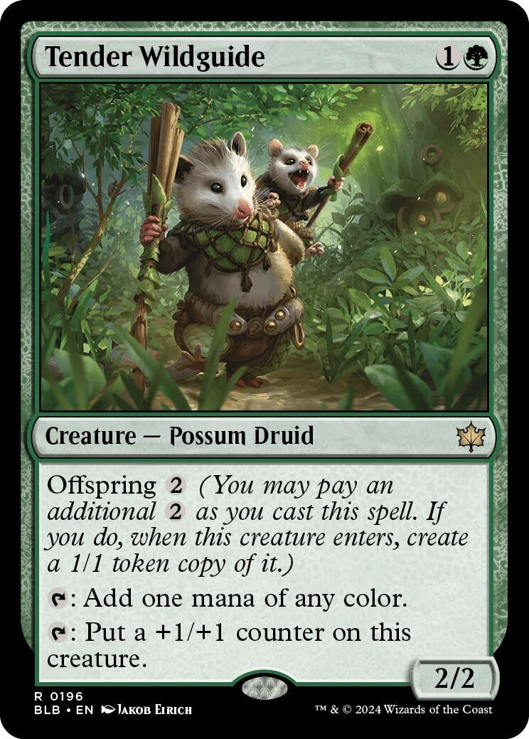 Image for Tender Wildguide (196) (BLB) - Magic: The Gathering
