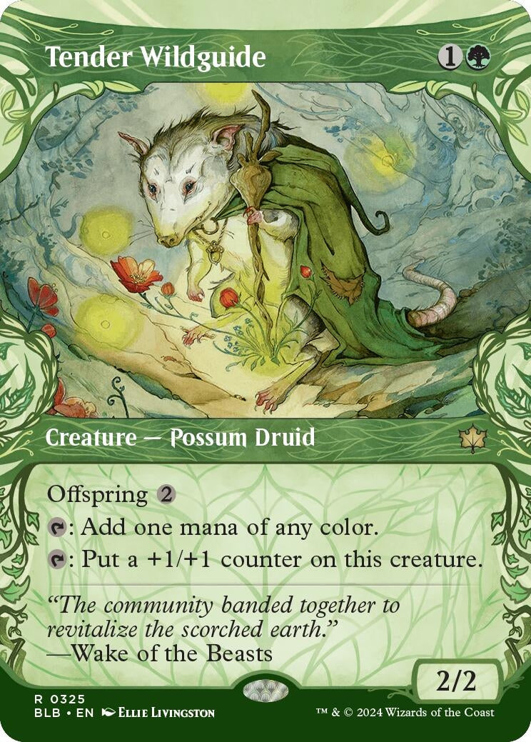 Image for Tender Wildguide (Showcase) (325) (BLB) - Magic: The Gathering