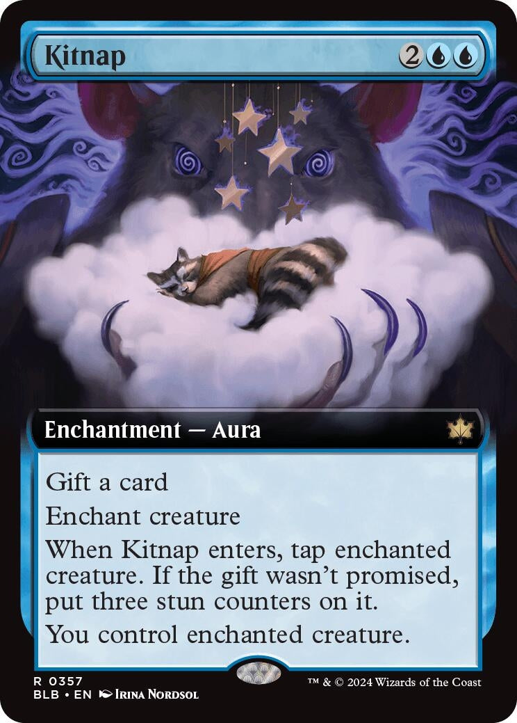 Image for Kitnap (Extended Art) (357) (BLB) - Magic: The Gathering