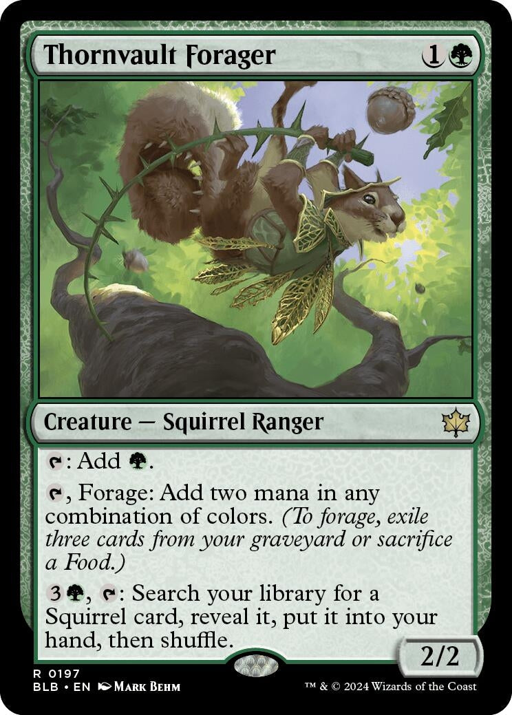 Image for Thornvault Forager (197) (BLB) - Magic: The Gathering