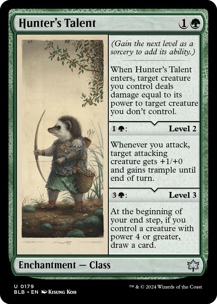 Image for Hunter's Talent (179) (BLB) - Magic: The Gathering