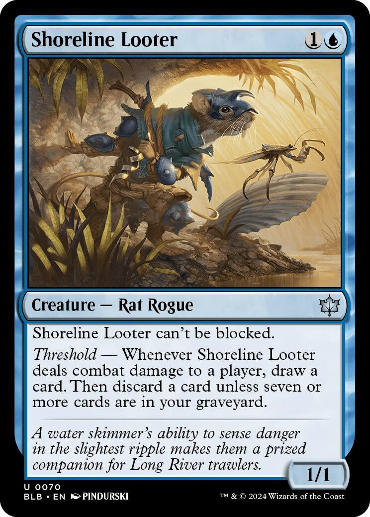 Image for Shoreline Looter (70) (BLB) - Magic: The Gathering