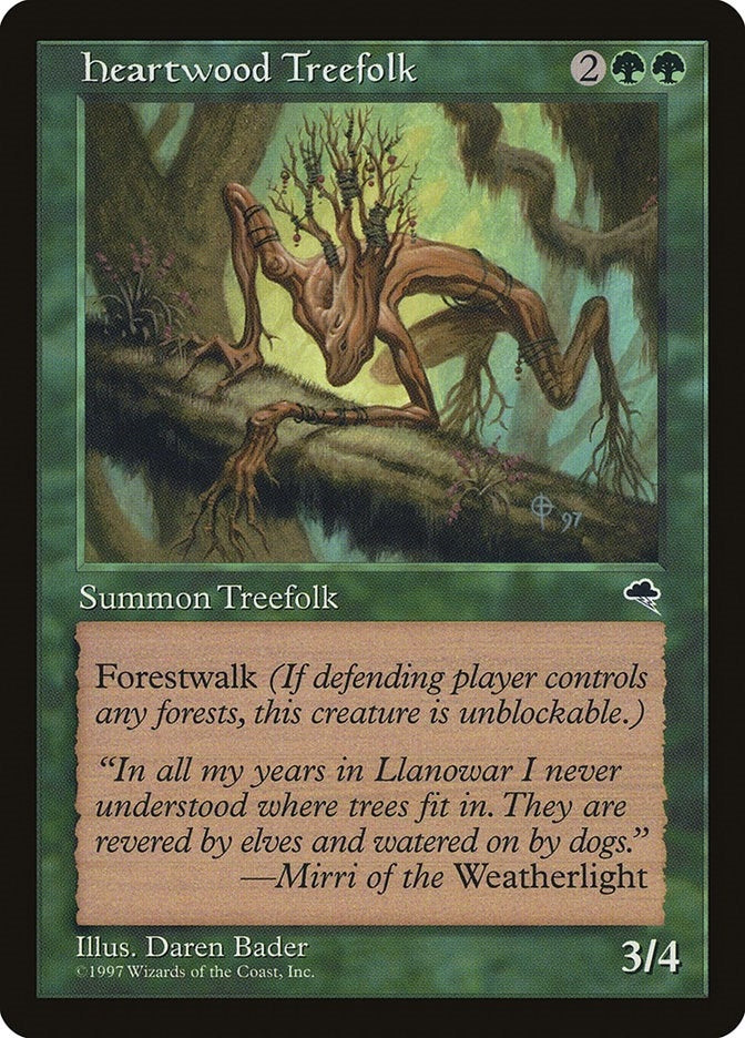 Image for Heartwood Treefolk (233) (TMP) - Magic: The Gathering