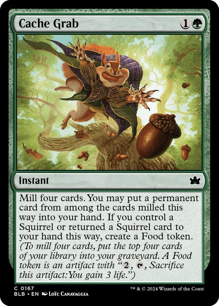 Image for Cache Grab (167) (BLB) - Magic: The Gathering